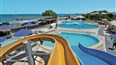 foto bazen s toboganom, hotelovy komplex Apollonia Beach, stredisko Ammoudara, ostrov Kreta